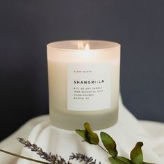 Take a journey to paradise. Our custom blend of lemongrass, lavender, and eucalyptus essential oils - designed to calm your mind and uplift your spirit - is soothing and transcendent; with herbaceous floral notes and a fresh, citrusy undertone. Slow North creates the finest plant-based, soy-wax candles for any space. From our 100% essential oil fragrances to our cotton wicks, our products redefine all-natural luxury. Our candles are vegan and free from artificial dyes and ingredients. You will e Eucalyptus Lavender, Eco Friendly Candles, Candle Care, Lemongrass Essential Oil, Cork Lid, Eucalyptus Essential Oil, Essential Oil Fragrance, Skin Care Kit, Shangri La