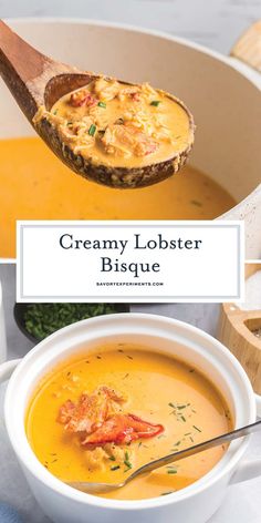 This creamy lobster bisque combines sweet lobster meat with aromatic vegetables and a hint of sherry for an unforgettable meal or starter.