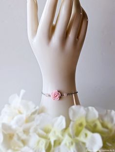 🌹 Dainty Pink Rose Charm with Stainless Steel Chain  Bracelet / Anklet for Women  Includes Gift Box 🌹  100% Brand New This listing is for ONE Pink Rose Flower Bracelet or Anklet. Suitable for any occasion, these elegant Bracelet / Anklet will emphasize your unique style. Ideal gift for yourself or loved one!  📍Material : Stainless Steel Chain, Rose Resin Charm, Natural Stone Beads  📍Please choose the length from dropdown menu. 7"=18cm(6"+1"extender) 8"=20cm(7"+1"extender) Women's Bracelet Average 9"=23cm(8"+1"extender) 10"=25.5cm(9"+1"extender) Women's Anklet Average 11"=28cm(10"+1"extender) 12"=30.5cm(11"+1"extender) Custom (Please leave note when you check out)  🎁Gift Jewelry Box Size :  3 1/2 x 3 1/2 x 1" (9 x 9 x 2.5 cm) Cotton Filled Kraft Jewelry Box with a Cute Little Bag (rand Dainty Metal Beaded Bracelets For Gifts, Delicate Silver Beaded Bracelets As Gift, Delicate Metal Bracelet For Gifting, Delicate Metal Bracelet For Gift, Delicate Metal Bracelet As A Gift, Delicate Metal Bracelet As Gift, Delicate Metal Chain Bracelet As Gift, Rose Colored Bracelets For Valentine's Day Gift, Elegant Rose Design Bracelets For Gifts