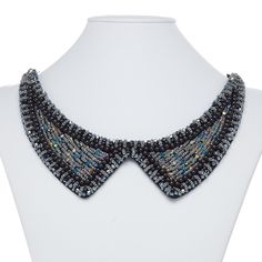 This ready-to-wear collar necklace features a kaleidoscopic array of multicolored beads and is ideal for gift-giving, counter sales or consignment. Beads can contain luster and vitrail finish.Vitrail is a translucent color effect that is vacuum coated onto the reverse side of glass and crystal beads. Named for the French word that translates into "stained glass" in English, the vitrail effect shines through the transparent material. Depending on the viewing angle and lighting conditions, flashes Elegant Multicolor Party Choker, Glass Beaded Necklaces For Party Costume Jewelry, Adjustable Glass Beaded Necklaces For Party, Adjustable Multicolor Necklace For Formal Occasions, Adjustable Multicolor Party Choker, Adjustable Multicolor Choker For Parties, Adjustable Costume Jewelry Beaded Necklace For Party, Adjustable Beaded Bib Necklaces For Parties, Adjustable Beaded Bib Necklace For Party