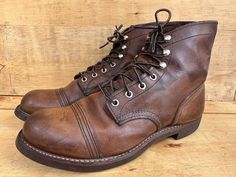 Red Wing 8111 Heritage Iron Ranger Men’s Brown Leather Boots Size US 10 D/UK 9 | eBay Red Wing Boots Iron Ranger, Red Wing 8111, Iron Ranger 8111, Ranger Boots, Red Wing Iron Ranger, Ranger Boot, Iron Ranger, Red Wing Boots, Concept Clothing