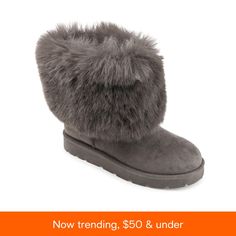 in stock Cold Weather Boots, Weather Boots, Journee Collection, Lug Sole, Cold Weather, Faux Fur, Womens Boots, Leather Upper, Shoe Boots