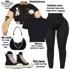 Casual Everyday Outfits Black Women, Hot Baddie Outfits, Style Leggings Outfit, Leggings Outfit Ideas, Cute Highschool Outfits, Teen Swag Outfits, Style Leggings, Fasion Outfits, Lazy Day Outfit