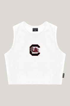 The Cut Off Tank! A simple, cut-off tank. Made from soft rib material and features a screenprint logo. Perfect for game days or any casual outfit! SIZING AND DETAILS Sizing: XS-XXL Cropped fit Raw hem 95% Cotton Rib, 5% Spandex Screenprint, Heat Transfer Vinyl logo application P.S. We’d love to see you repping this style! Make sure to tag us (@hypeandvice) to be featured :) Trendy Crew Neck Tank Top For Streetwear, Trendy Streetwear Tank Top With Crew Neck, Trendy Screen Print Tank Top For Streetwear, Fitted Graphic Tank Top For Streetwear, Cotton Graphic Print Tank Top With Crew Neck, Trendy Crew Neck Tank Top With Screen Print, Crew Neck Tank Top For Streetwear, Graphic Print Racerback Top For Streetwear, Casual Racerback Top With Graphic Print