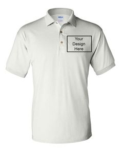 PRICES MAY VARY. Please note that this is a high quality digitally printed polo shirt and not embroidery and not stitched. 6.0 oz., pre-shrunk 50/50 cotton/polyester knit. Contoured welt collar cuffs Three woodtone buttons on a clean-finished placket with a reinforced box Double needle bottom hem. Quarter-turned Your custom artwork is digitally printed with best in class Kornit DTG printers. Due to varying computer monitor color calibrations, colors may vary slightly from photos Customizable shi White Cotton Polo Shirt With Polo Collar, White Cotton Collared Polo Shirt, Cotton Polo Collar T-shirt With Letter Print, Fitted Cotton Polo Shirt With Branding, Cotton Collared T-shirt With Letter Print, Cotton Polo Shirt With Graphic Print, White Polo Collar T-shirt With Sublimation Print, White Polo Collar Top With Sublimation Print, White Polo Top With Sublimation Print