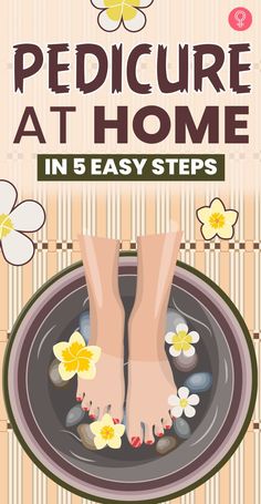 Pedicure At Home In 5 Easy Steps : It goes without saying that well-groomed feet are the mark of a proud and confident woman, and the opposite is not. But guess what? You don’t have to spend time and money to get beautiful feet; all you need to do is follow 5 easy steps for a DIY pedicure at home. #pedicure #beauty #tips #feet Manicure Pedicure At Home, How To Do Pedicure, Pedicure Tips, Diy Pedicure, Summer Pedicure, Foot Pedicure, Pedicure At Home, Pedicure Designs, Nail Care Tips