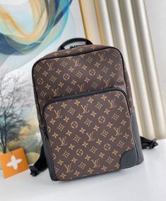 LV Dean Backpack Monogram Macassar Canvas For Men Mochila Louis Vuitton, Luxury Luggage, Louis Vuitton Shirt, Stamped Leather, Matte Black Hardware, Louis Vuitton Neverfull Mm, Louis Vuitton Keepall, Neverfull Mm, Luxury Products