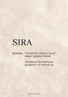 the cover of sira's new book, meaning and description to its authors