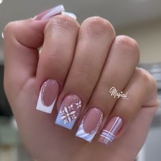 Precious Nails, French Manicure Nails, Christmas Nails Acrylic, Nail Art Wedding, Acrylic Nails Coffin Short, Pink Acrylic Nails, Xmas Nails