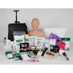 Training Kits - Esthetician Starter Kit - Tools And Accessories For Beginners In Esthetician Training Train Kit, Spa Wraps, Spa Prices, Cosmetology School, Training Kit, Skincare Essentials, Cosmetics Skincare, Color Kit, Skin Care Essentials