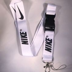 Brand New, 22" Long, ( White Lanyard With Black Logo) Unit Price: $8 Package With 5 Items: $30 Free Shipping To The Usa Only Message Us If You Have Any Questions About Our Item, Your Happiness Is Our Priority Jewelry Accessories Men, Keychain For Boys, Nike Lanyard, Men Keychain, Cool Keychains, Rapper Style, Mens Keychains, Nike Accessories, Birthday Wishlist