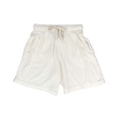 Lounge Short Washed White | Jungmaven Hemp Clothing & Accessories Summer Bermuda Shorts With Elastic Waistband For Loungewear, Summer Athletic Shorts For Loungewear, Summer High-waisted Athletic Shorts For Loungewear, Comfortable Relaxed Fit Shorts For Vacation, Casual Lounging Shorts For Summer, White Summer Swim Trunks, Summer Cotton Bermuda Shorts For Loungewear, Relaxed Fit Shorts For Beachwear Loungewear, Relaxed Fit Summer Shorts For Loungewear