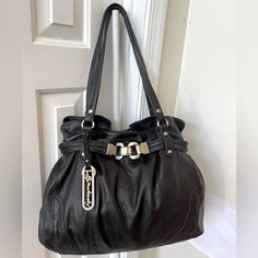 In Excellent Used Condition, Battery Soft Leather, Clean Interior And Exterior, Very Spacious . 14 X 13 Inches Elegant Hobo Satchel With Gunmetal Hardware, Elegant Hobo Bag With Metal Hardware, Elegant Hobo Bag With Branded Hardware In Satchel Shape, Elegant Hobo Satchel Bag With Branded Hardware, Elegant Tote Shoulder Bag With Gunmetal Hardware, Elegant Hobo Bag With Gunmetal Hardware For Evening, Elegant Shoulder Bag With Gunmetal Hardware, Elegant Hobo Bag With Metal Hardware For Shopping, Elegant Hobo Bag Tote With Branded Hardware