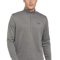 This Is For A New With Tag Nwt Under Armour 1/2 Zip-Up Men's "Storm" Size S Small Athletic Top In "Pitch Gray" (See Photos.) This Is Currently On Amazon For $71. Polyester Comfort And Ease. Measurements Are Across The Armpit To Armpit, And Neck To Hem. 100% Polyester Zipper Closure Ua Storm Technology Repels Water Without Sacrificing Breathability Lightweight Heathered Fleece With A Soft, Warm, Brushed Inner Layer Ribbed Shoulder Panels For Added Stretch & Comfort Generous ½ Zip Front. #1319 Gray Fleece Top For Athleisure, Casual Fleece Tops For Sports, Athletic Heather Sportswear Top For Fall, Fall Sportswear Top In Heather Gray, Athletic Heather Fleece Tops For Fall, Moisture-wicking Tops For Light Sports In Fall, Sporty Fleece Tops For Outdoor Activities, Gray Fleece Athleisure Top, Athleisure Gray Fleece Top