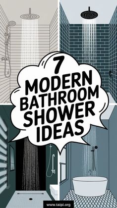 the 7 modern bathroom shower ideas