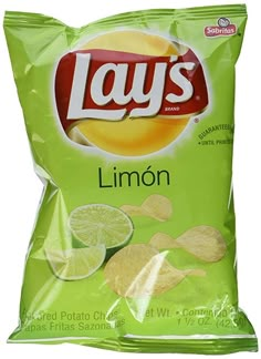 lays potato chips with lemon flavor