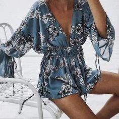 Floral Romper, Inspiration Mode, Mode Inspiration, Style Outfits, Spring Summer Outfits, Outfits Casuales, Tulum, Passion For Fashion, Spring Summer Fashion