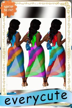 Summer Women Mesh Print Party Beach Elegant Street Round Neck Sleeveless Long Maxi Dress Colorful Sleeveless Maxi Dress For Party, Summer Sleeveless Multicolor Dress For Beach Season, Multicolor Sleeveless Summer Dress For Beach, Summer Sleeveless Dress For Beach Season, Multicolor Beachwear Dresses For Party, Colorful Sleeveless Beach Dress, Colorful Sleeveless Maxi Dress For Beach Season, Colorful Sleeveless Summer Dress For Vacation, Colorful Sleeveless Summer Party Dress