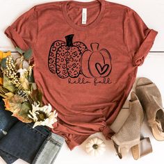 Hello Fall Leopard Pumpkin Shirt Leopard Print Pumpkin Fall | Etsy Leopard Print Pumpkin, Leopard Halloween, Leopard Pumpkin, Cow Shirt, Mom Life Shirt, Pumpkin Fall, Funny Mom Shirts, Drinking Shirts, Pumpkin Shirt