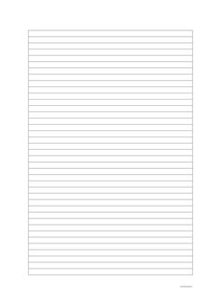 a sheet of lined paper with lines on it