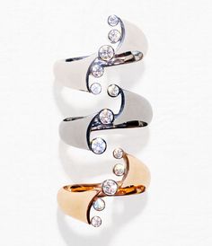 Dreamtime | Diamonds Modern Ring, Bling Rings, Fine Rings, Stunning Jewellery, Exquisite Jewelry, Yin Yang, Modern Jewelry, Unique Rings