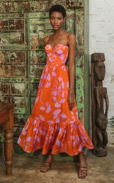 Women's Andres Otalora Resort 2024 Collection | Moda Operandi Resort Chic Dress, Colorful Resort Wear, Spring Dresses 2024, Resort Wear 2024, Tropical Chic Outfit, Summer Dresses 2024, Women Resort Wear, Confidence Quotes For Women