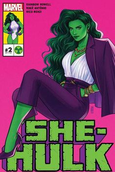 the cover to she hulk comic book