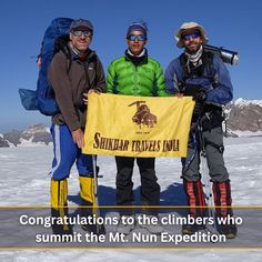 Mt. Nun Climbing Expedition Guiding Light