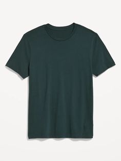 Soft-Washed Crew-Neck T-Shirt for Men | Old Navy Green Scoop Neck T-shirt For Everyday, Green Crew Neck Cotton Short Sleeve Top, Green Crew Neck Short Sleeve Top, Green Cotton Crew Neck Short Sleeve Top, Relaxed Fit Graphic Tee With Scoop Neck, Green Crew Neck Short Sleeve Top For Everyday, Everyday Green Crew Neck Short Sleeve Top, Basic Green Short Sleeve T-shirt, Casual Scoop Neck Cotton T-shirt