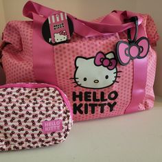 Hello Kitty Duffle 3 Piece Set (Duffle Bag, Bum Bag, And Bow Luggage Tag) 3 Piece Set Includes Duffle Bag, Crossbody/Fanny Pack And Luggage Tag New With Tags Approx 17 X 13 Rectangular Hello Kitty Shoulder Bag For Travel, Playful Hello Kitty Travel Bag, Hello Kitty Print Travel Shoulder Bag, Hello Kitty Pink Shoulder Bag For Travel, Pink Hello Kitty Shoulder Bag For Travel, Travel Shoulder Bag In Pink With Hello Kitty Print, Cute Hello Kitty Shoulder Bag For Travel, Travel Rectangular Bag With Hello Kitty Print, Pink Hello Kitty Travel Bag