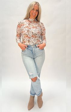 Introducing our **High-Rise Distressed Straight-Leg Denim Jeans** in Light Wash – the perfect blend of casual chic and everyday comfort. These jeans feature a flattering high-rise fit that hugs your waist and elongates your legs, giving you that timeless, sleek silhouette. The straight-leg design adds a touch of effortless cool, while the distressed detailing offers an edgy, lived-in feel that’s perfect for adding character to any outfit. Crafted in a versatile light denim wash, these jeans are easy to style with anything from casual tees to more polished blouses. Whether you're running errands or heading out for brunch, these jeans are your new go-to for laid-back, yet stylish, vibes. These jeans run slightly small, we recommend sizing up 1 if you're in between sizes Inseam: 28” Rise: 11 Denim On Denim Looks, Casual Tees, Trendy Denim, Boho Fall, Cropped Denim Jacket, Pointed Toe Heels, Straight Leg Denim, Leg Design, Wide Brimmed Hats