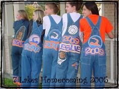 Looking for spirited overall inspirations Homecoming Overalls, School Spirit Ideas Pep Rally, Pageant Photography, Texas Homecoming Mums, The Mask Costume, Rave Outfits Edc, Cheer Signs, Senior Crown