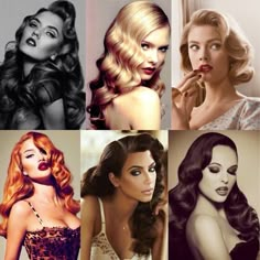 Hey, divas. Do you like curly hairstyles? Since my hair is short, I admire long curls so much. So, I decide to make a post about that. In this post, you are going to see some fabulous retro curly hairstyles which I think are quite suitable for weddings and any other special occasions. The retro … Retro Waves Hair, Cabelo Pin Up, Vintage Hairstyle, Vintage Hairstyles Tutorial, 50s Hairstyles, Retro Glamour, Pin Curls