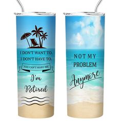 PRICES MAY VARY. ✅Retirement Gifts for Women: Looking for a nice retirement gifts for friend or coworker？Take a look at this retired 2024 tumbler gifts cup,whether used at home or on travel,it can keep drinks hot or cold,it’s designed with sand beach and blue sky what are exactly retired people want,they will be absolutely love it! She can use it every day after retirement if she want. ✅High Quality 18/8 Stainless Steel: Our double wall vacuum insulation, and a shatterproof lid make our insulate Retired People, Retirement Travel, Retirement Gifts For Women, Double Wall Tumblers, Tumbler Cups Diy, Happy Retirement, Diy Tumblers, Travel Tumbler, Tumbler Gift