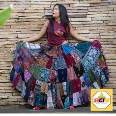 Boho Attire, Sewing Skirt, Metabolic Balance, Character Vibes, Boho Patchwork, Shabby Chic Clothes, Patchwork Clothes, Boho Mode, Hippie Skirts