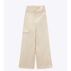 Zara Beige/Tan Wide Leg Cargo Pants. High Waist Yellow Linen Pants, White Cargo Pants, Wide Leg Cargo Pants, Black Velvet Pants, Floral Trousers, Metallic Pants, Striped Wide Leg Pants, Tan Pants, Printed Wide Leg Pants