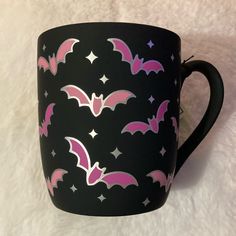 Painting Mugs Ideas, Pastel Goth Home Decor, Cosmic Creature, Frickin Bats, Fun Beauty Products, Gothic Angel, Crazy House, Goth Home, Goth Home Decor