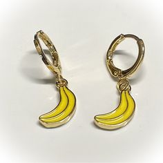 Super Cute Banana Fashion Earrings Novelty Giftsthese Make For Perfect Gifts For Adults And Children Alikecheck Out My Other Fruit Earrings As Well, If You Like These Fun Yellow Earrings With Ear Wire, Neon Yellow Drop Earrings As A Gift, Trendy Neon Yellow Earrings For Gifts, Trendy Yellow Hypoallergenic Jewelry, Trendy Hypoallergenic Yellow Jewelry, Yellow Hypoallergenic Hoop Earrings For Gifts, Yellow Hypoallergenic Hoop Earrings As Gift, Hypoallergenic Yellow Hoop Earrings For Gifts, Hypoallergenic Yellow Hoop Earrings As Gift