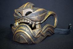 https://www.etsy.com/listing/832621225/lion-oni-mask-half-face-samurai-armor?frs=1 Yakasha Mask, Omi Mask, Mascara Oni, Oni Samurai, Armadura Cosplay, Samurai Mask, Lion Mask, Japanese Mask, Oni Mask