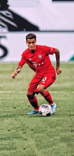 a soccer player in action on the field