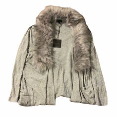 Nwt Jluxlabel Faux Fur Trim Duster -Size: Large -Measurements Approx: Bust To Bust: 21”(Not Stretch) -Total Length: 48” -Color: Grey -Material: See Tag Photo -Style: Faux Fur Trim Duster -Style #: Tjl10121es -Details: Detachable Faux Fur Trim; 2 Front Pockets; Removable Waist Tie -Condition: New W/ Tag -Color May Vary -Photo Credit: Jluxlabel -Accurately Described & Represented -Final Sale. Backed By Pm Buyer Protection. Buyer Agrees To & Understands Condition Of Item. Chic Faux Fur Trim Cardigan For Fall, Chic Cardigan With Faux Fur Trim For Fall, Chic Fall Cardigan With Faux Fur Trim, Chic Fall Outerwear With Faux Fur Trim, Chic Winter Cardigan With Faux Fur Trim, Fall Cardigan With Faux Fur Trim For Cold Weather, Long Fur Coat, Lightweight Trench Coat, Suede Trench Coat