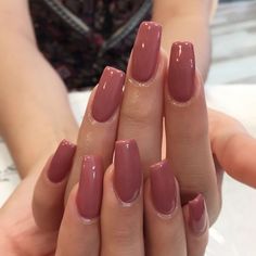 Coffin Vs Square Nails, Nails Classy, Simple Acrylic Nails, Almond Acrylic Nails, Pink Acrylic Nails, Neutral Nails, Square Acrylic Nails, Minimalist Nails