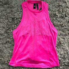 Brand New Without Tags! Perfect Condition. Adidas Tank Top For Summer Sports, Adidas Sporty Summer Tank Top, Spring Adidas Tops For Gym, Adidas Tops For Gym In Spring, Adidas Tops For Gym, Spring Season, Adidas Tops For Summer, Adidas Summer Workout Tops, Adidas Pink Sports Top, Adidas High