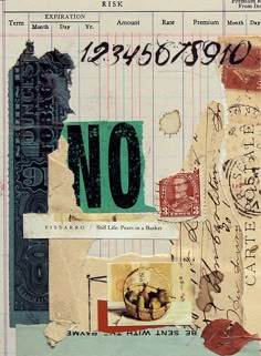 an old passport has been altered to look like it is being used as a postcard