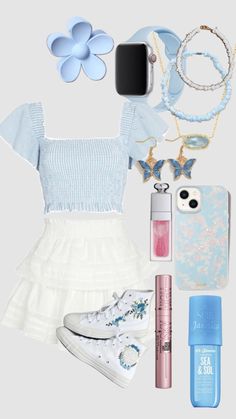 Light Blue Outfit, Cute Middle School Outfits, Preppy Fall Outfits, בר מצווה