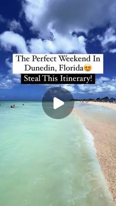 the perfect weekend in dunendin, florida steal this itinerary video for free