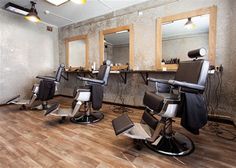 the salon is clean and ready to be used for hairdresser's work