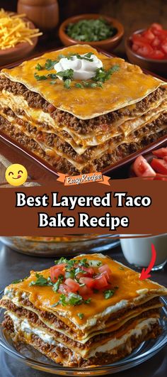 the best layered taco bake recipe