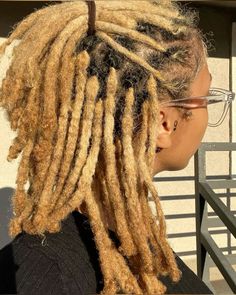 locs. Short Dreadlocks Styles, Light Skin, Big Hair, Locs, Hair Inspo, Beautiful Hair, Natural Hair Styles, Blonde, Dreadlocks