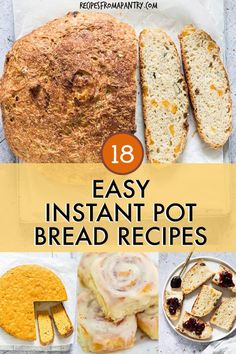 Instant Pot Bread Recipes, Dutch Oven Sourdough, Instant Pot Bread, Garlic Monkey Bread, Pot Bread, Bread Dinner, Banana Bread Pudding, Knead Bread Recipe, Homemade Bagels